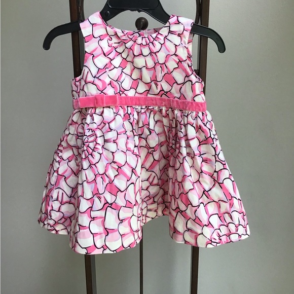 Lilly Pulitzer Other - Lilly Pulitzer EUC Girl Dress Floral Print‎ Button Back Lined